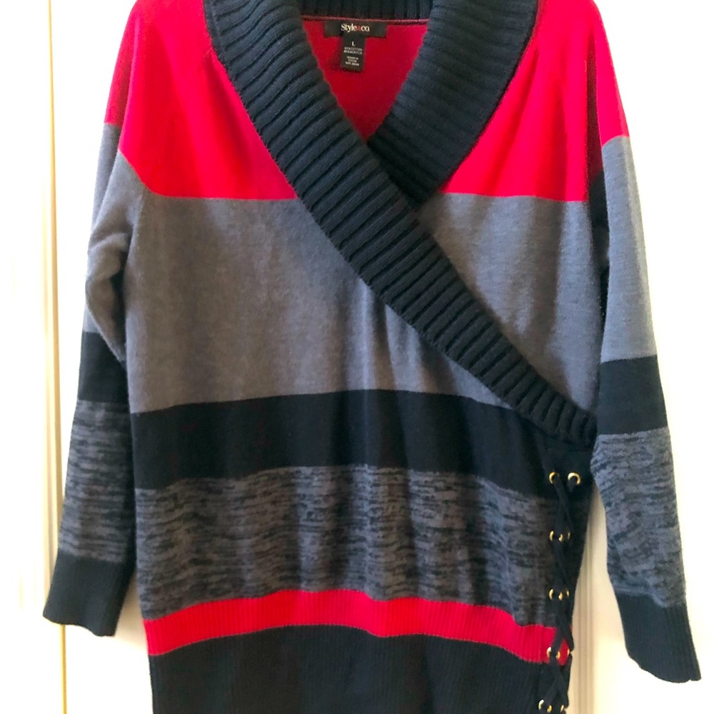 Style & Co Shawl Collar Sweater